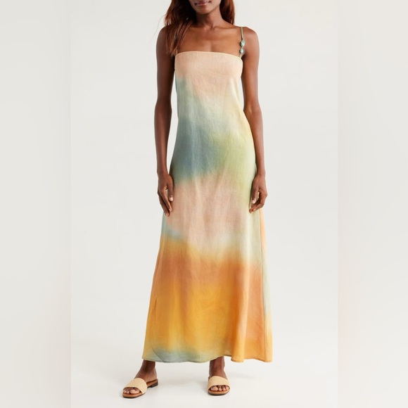 STAUD Multicolor Maxi Dress - Picture 1 of 5